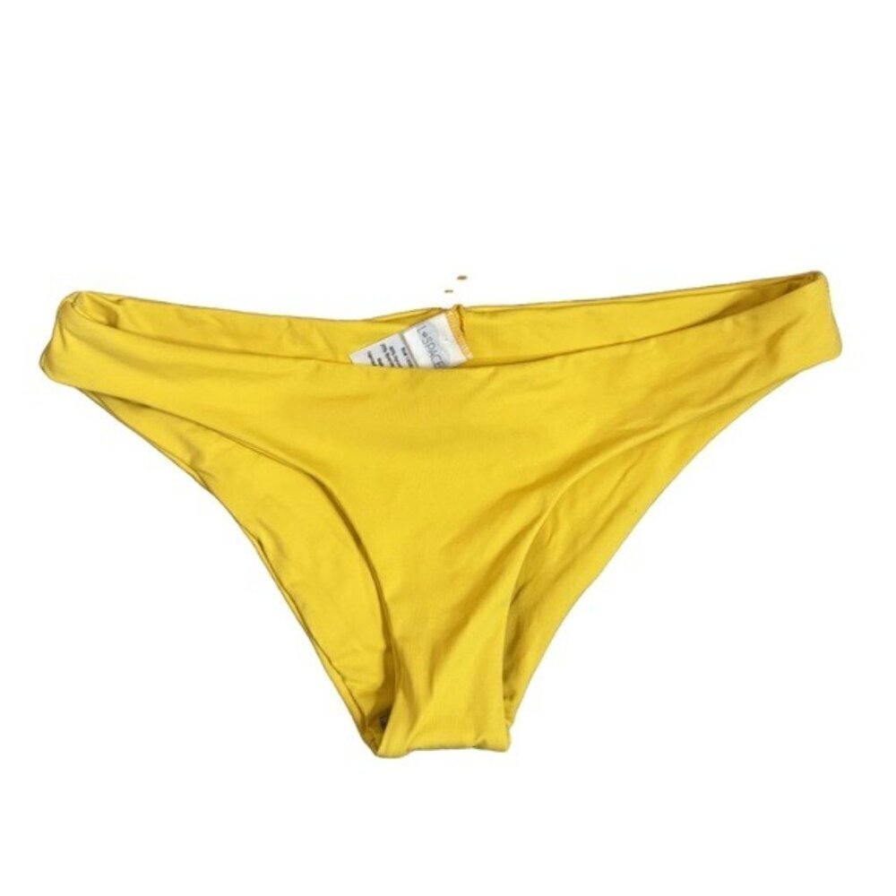 NWOT LSpace Small Sandy Bikini Bottoms Classic Yellow MSRP $70